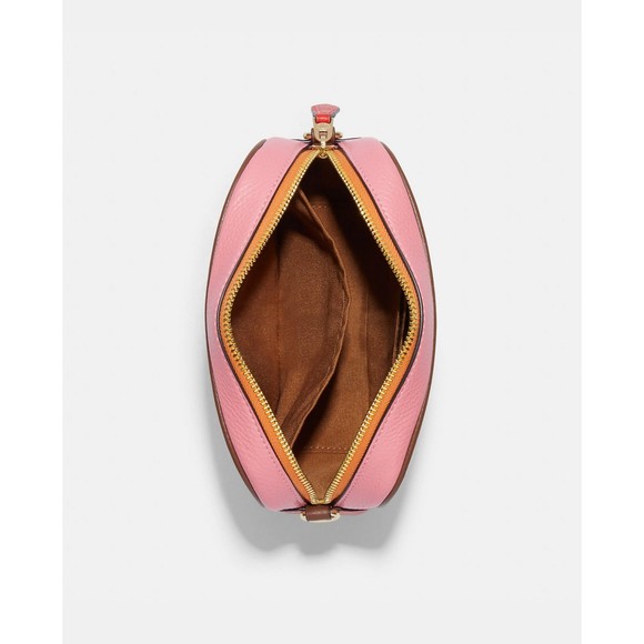 COACH JAMIE Mini Camera Bag w Pride Rainbow Coach Pebbled Leather C9939 NWT $298 - Picture 11 of 12